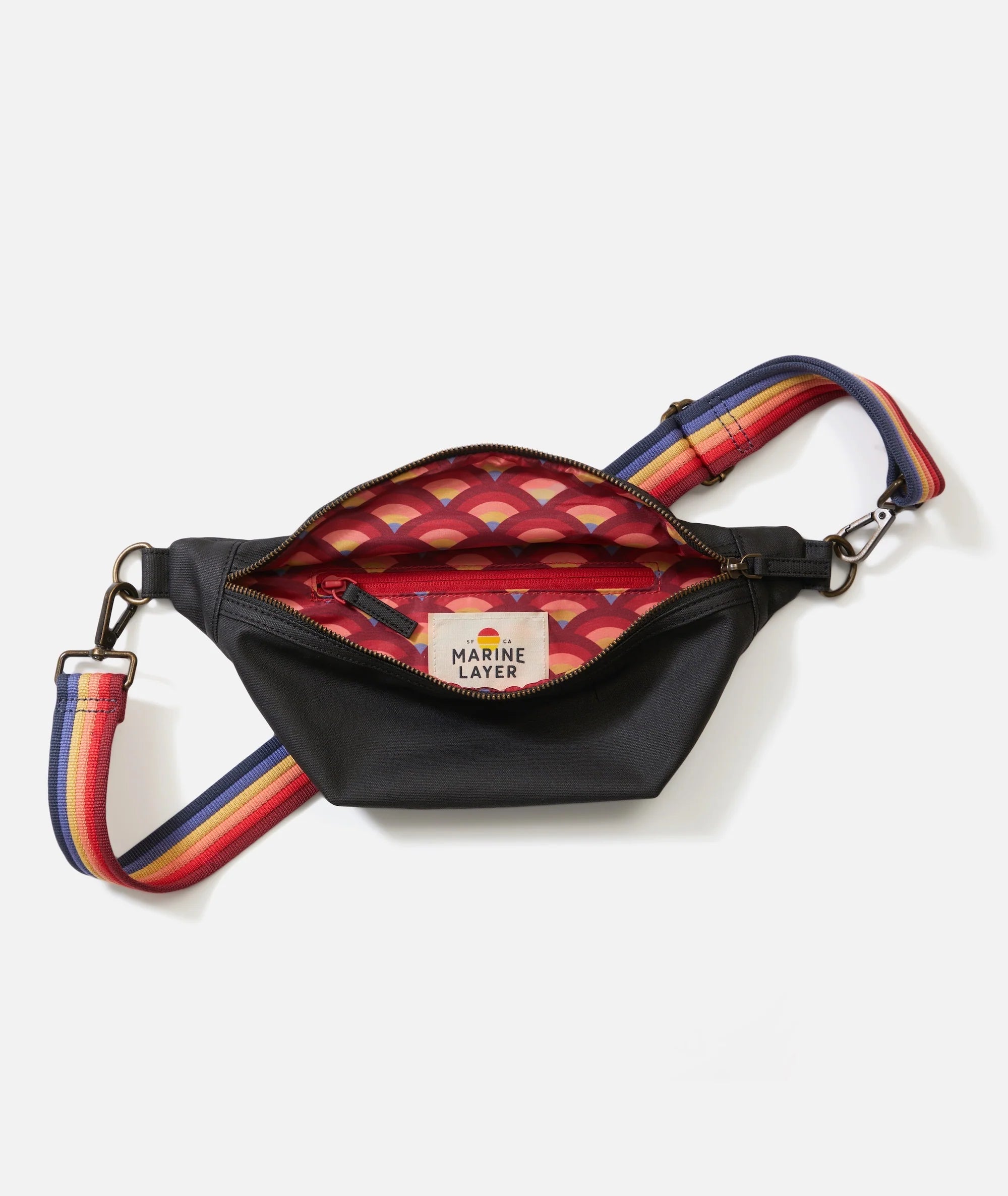 Black Fanny Pack with 2 Straps
