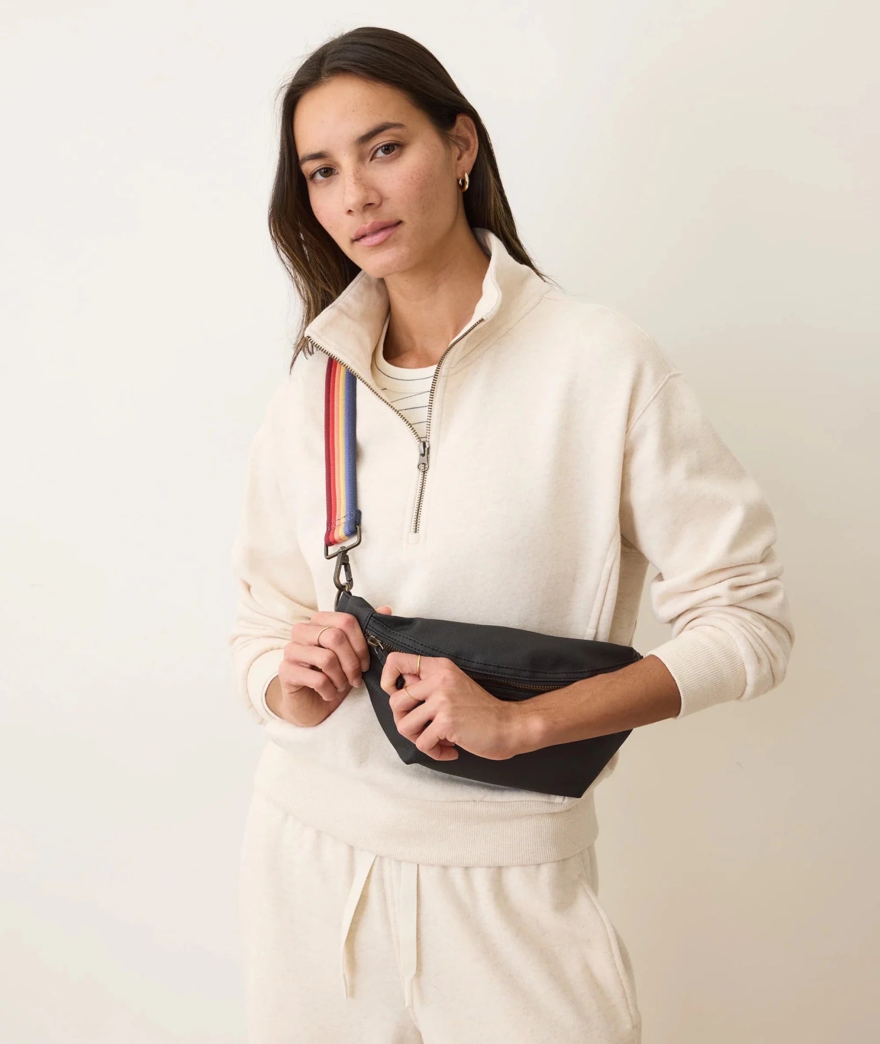 Rose & Lee Co Fanny Pack, Black by Marine Layer Bags