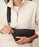 Black Fanny Pack with 2 Straps