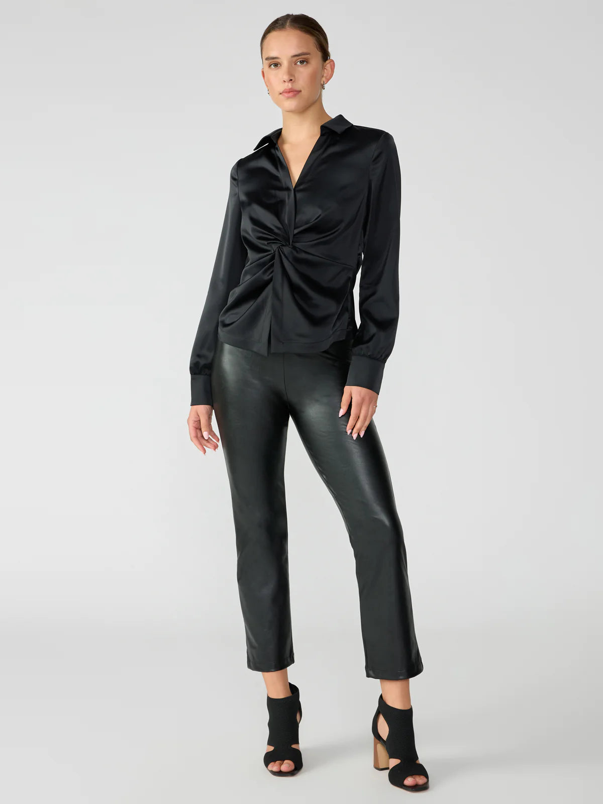 Faux Leather Leggings Apex Ethical Boutique