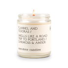 Flannel & Fedoras Candle Apex Ethical Boutique