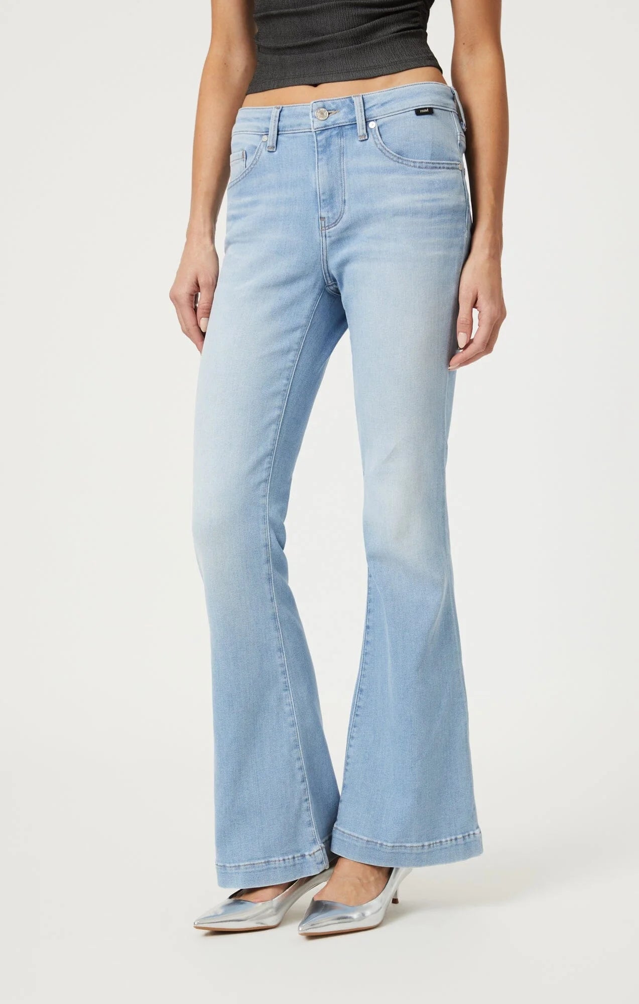 Flared Light Blue Jeans Apex Ethical Boutique