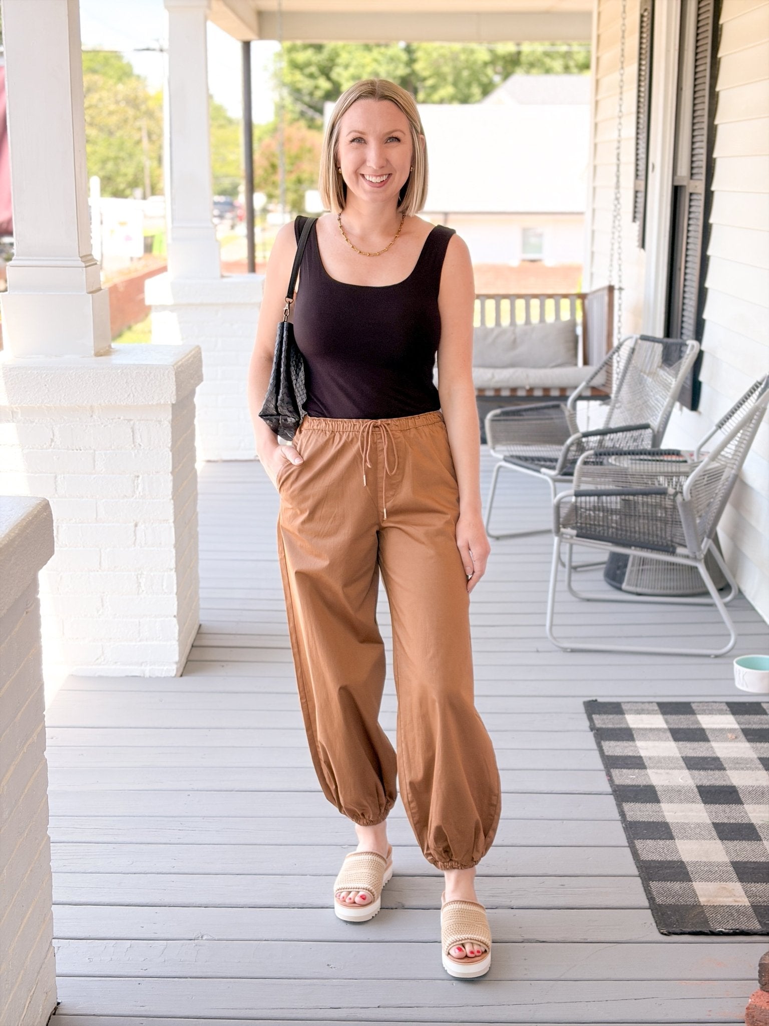 Rose & Lee Co Float On Pants, Toasted Coconut by Sanctuary Pants