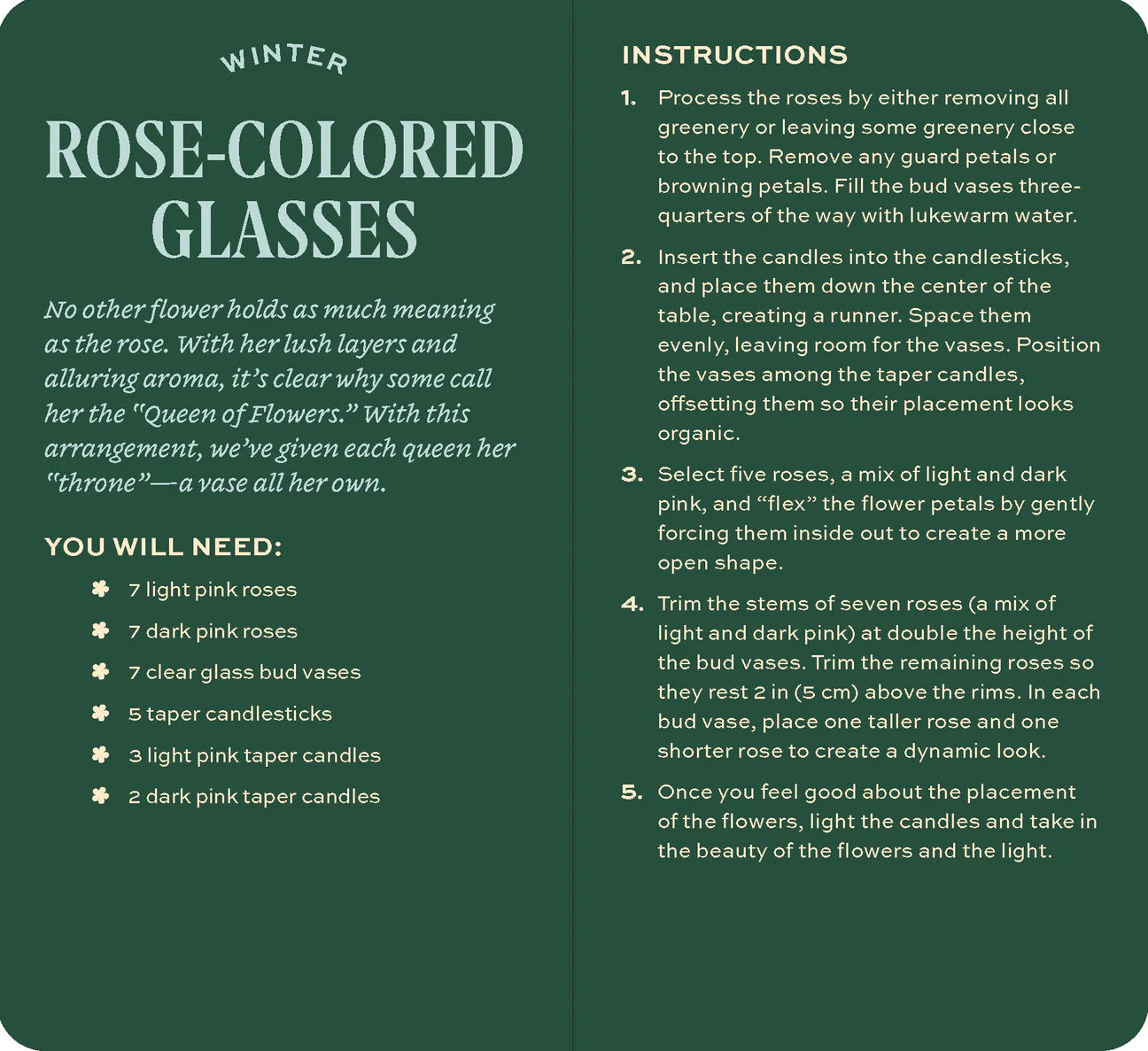 Floral Project 30 Deck 