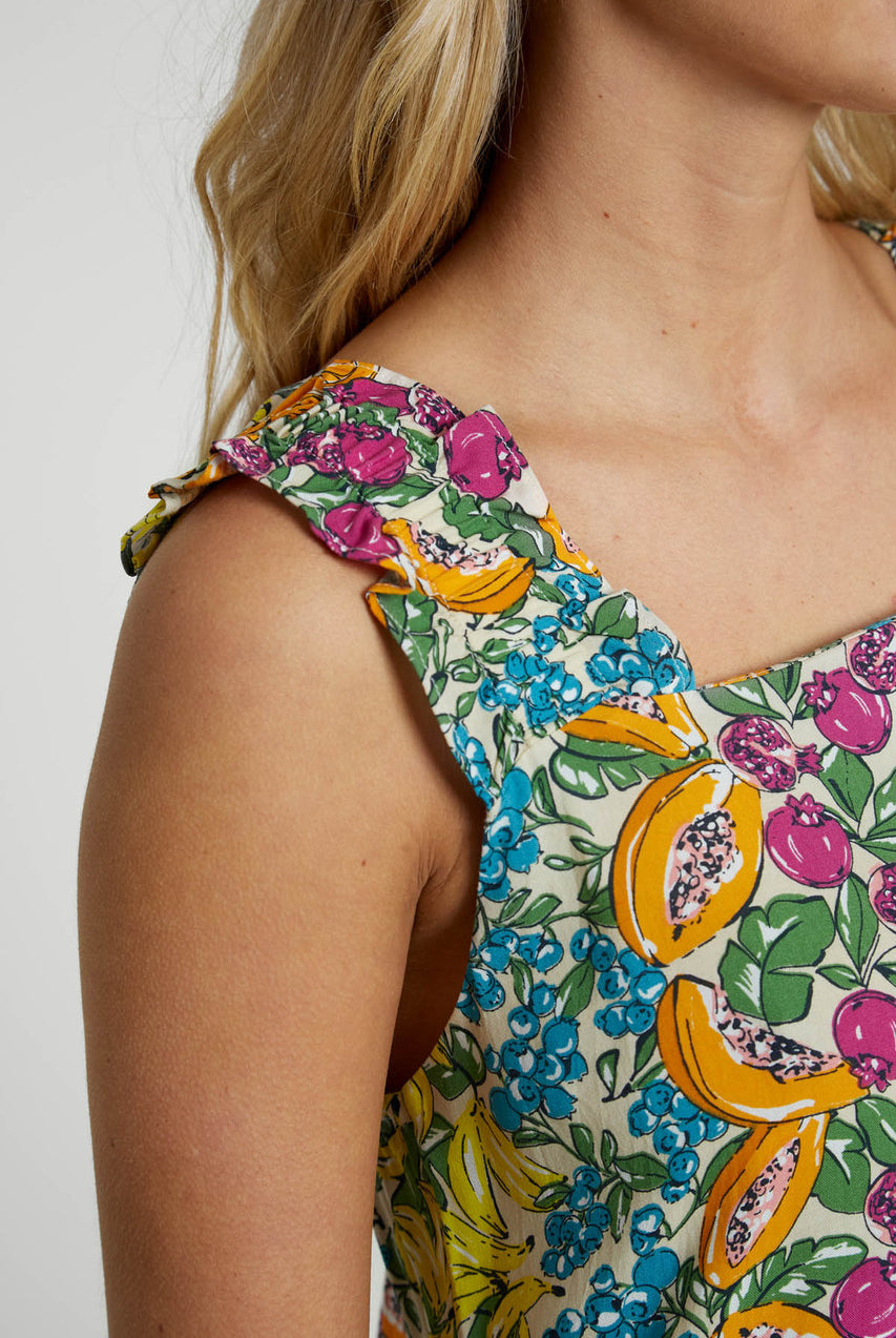 Fruit Printed Dress Apex Ethical Boutique