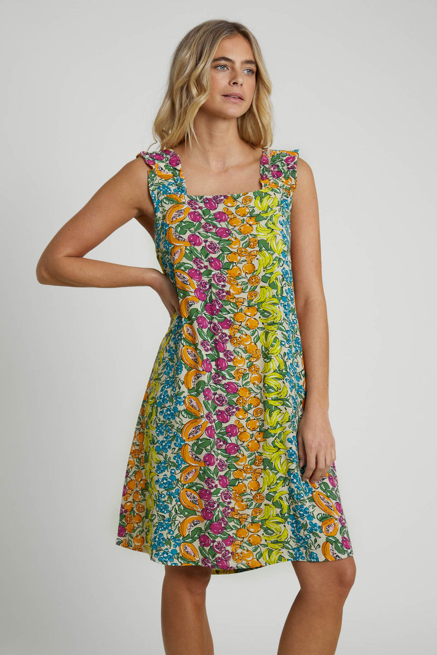 Fruit Printed Dress Apex Ethical Boutique