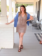 Rose & Lee Co Gail Skirt, Perfectly Taupe by Z Supply Skirts