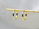Gold Hoop Earrings Apex Ethical Boutique
