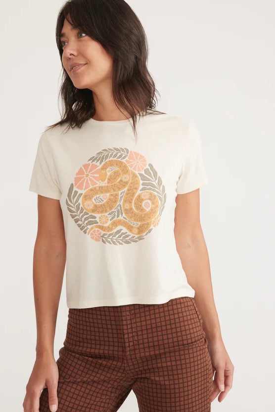 Graphic Cropped Tee Apex Ethical Boutique