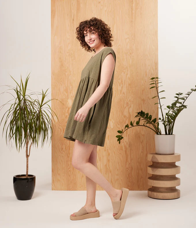 Green Casual Dress Apex Ethical Boutique