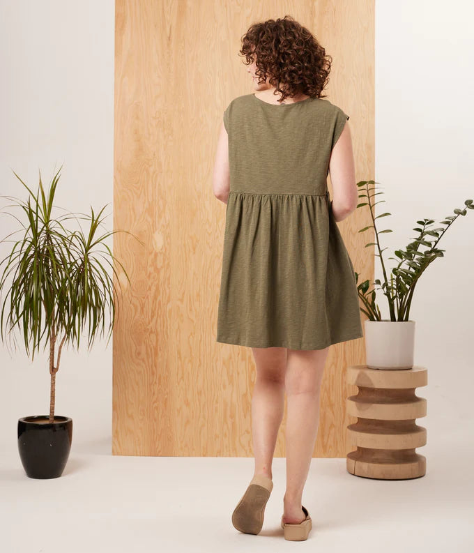 Green Casual Dress Apex Ethical Boutique