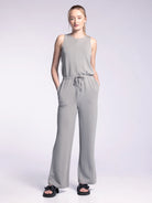 Green Sleeveless Jumpsuit Apex Ethical Boutique