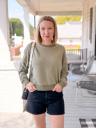Rose & Lee Co Greene Sweatshirt, Sage Leaf by Project Social T Sweatshirt & Hoodies