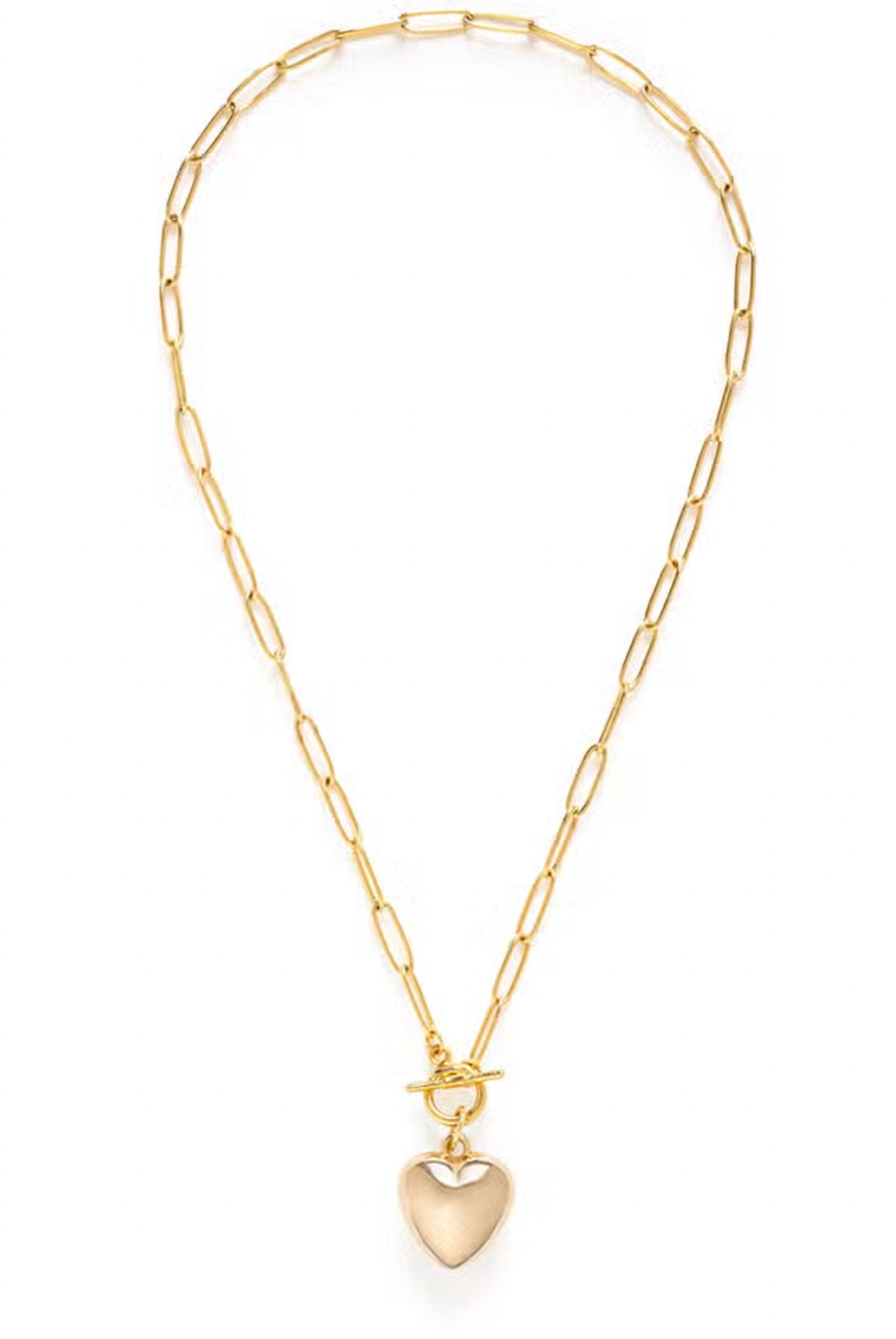 Heart Chain Necklace Apex Ethical Boutique