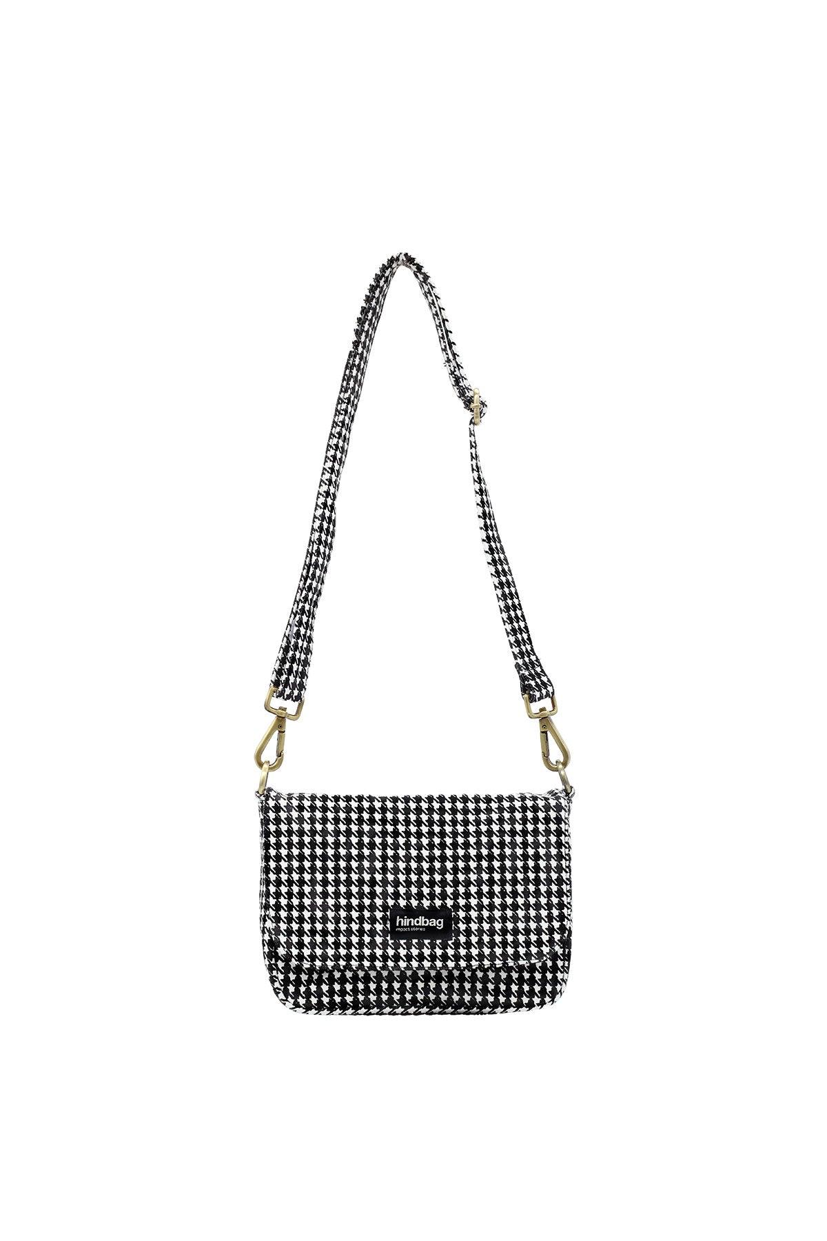 Houndstooth Quilted Bag Apex Ethical Boutique