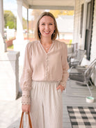 Rose & Lee Co Irina Top, Pumice Stone Work Tops