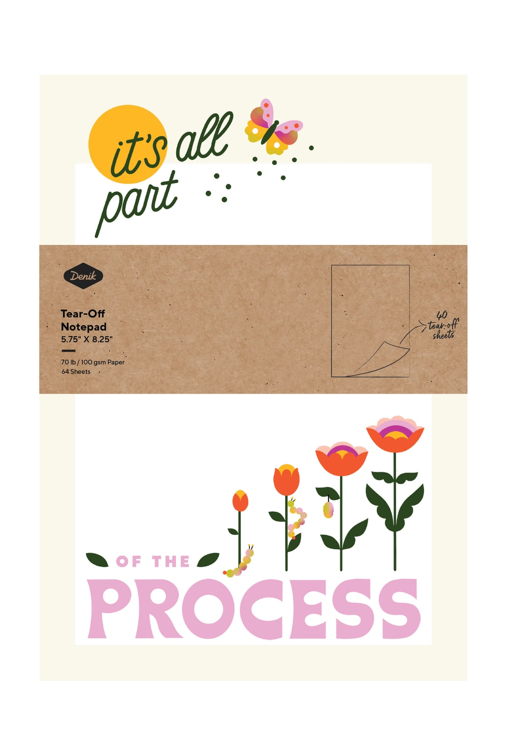 It's All A Part of the Process Note Pads Apex Ethical Boutique