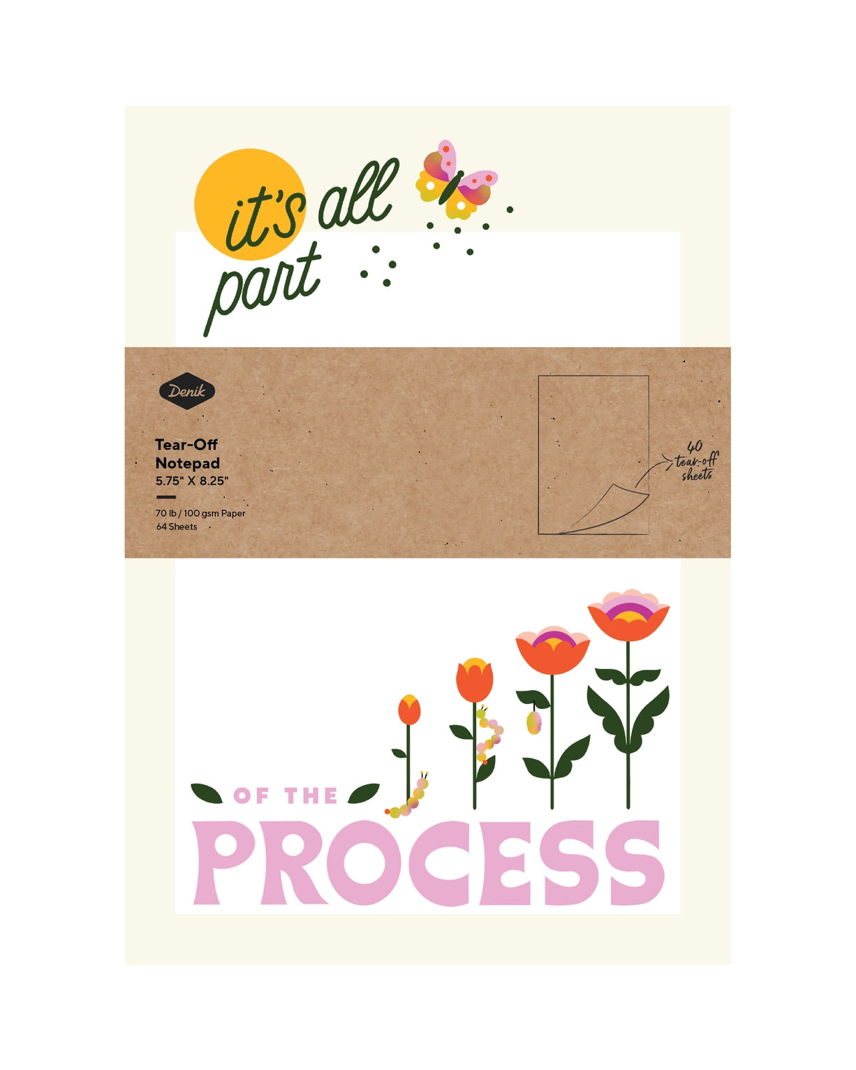 It's All A Part of the Process Note Pads Apex Ethical Boutique