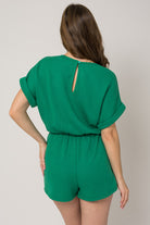 Kelly Green Romper Apex Ethical Boutique
