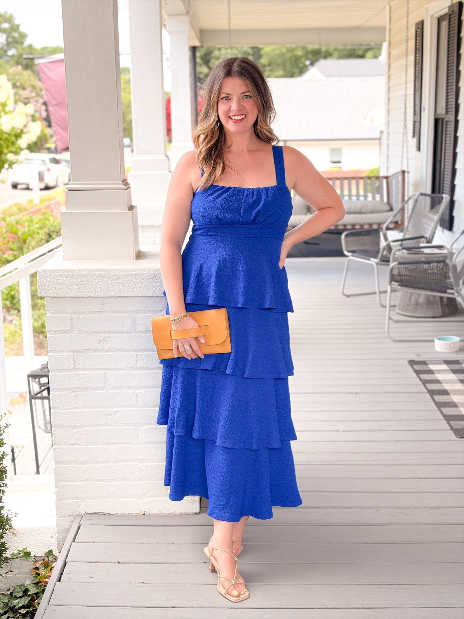 Rose & Lee Co Lennox Dress, Royal Blue Event Dress