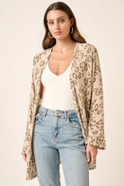 Leopard Printed Cardigan Apex Ethical Boutique