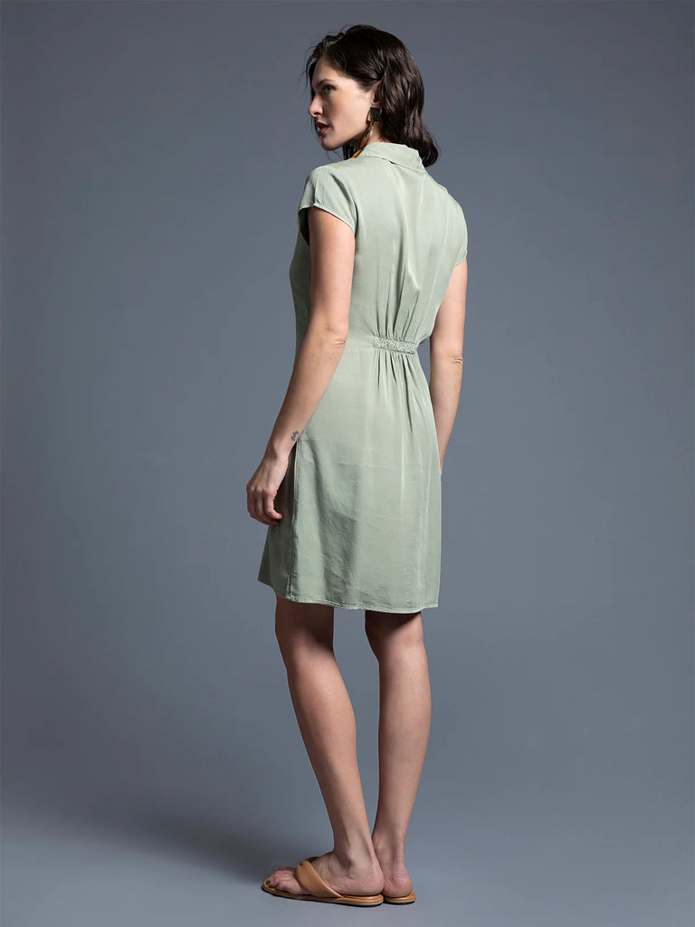 Light Green Work Dress Apex Ethical Boutique