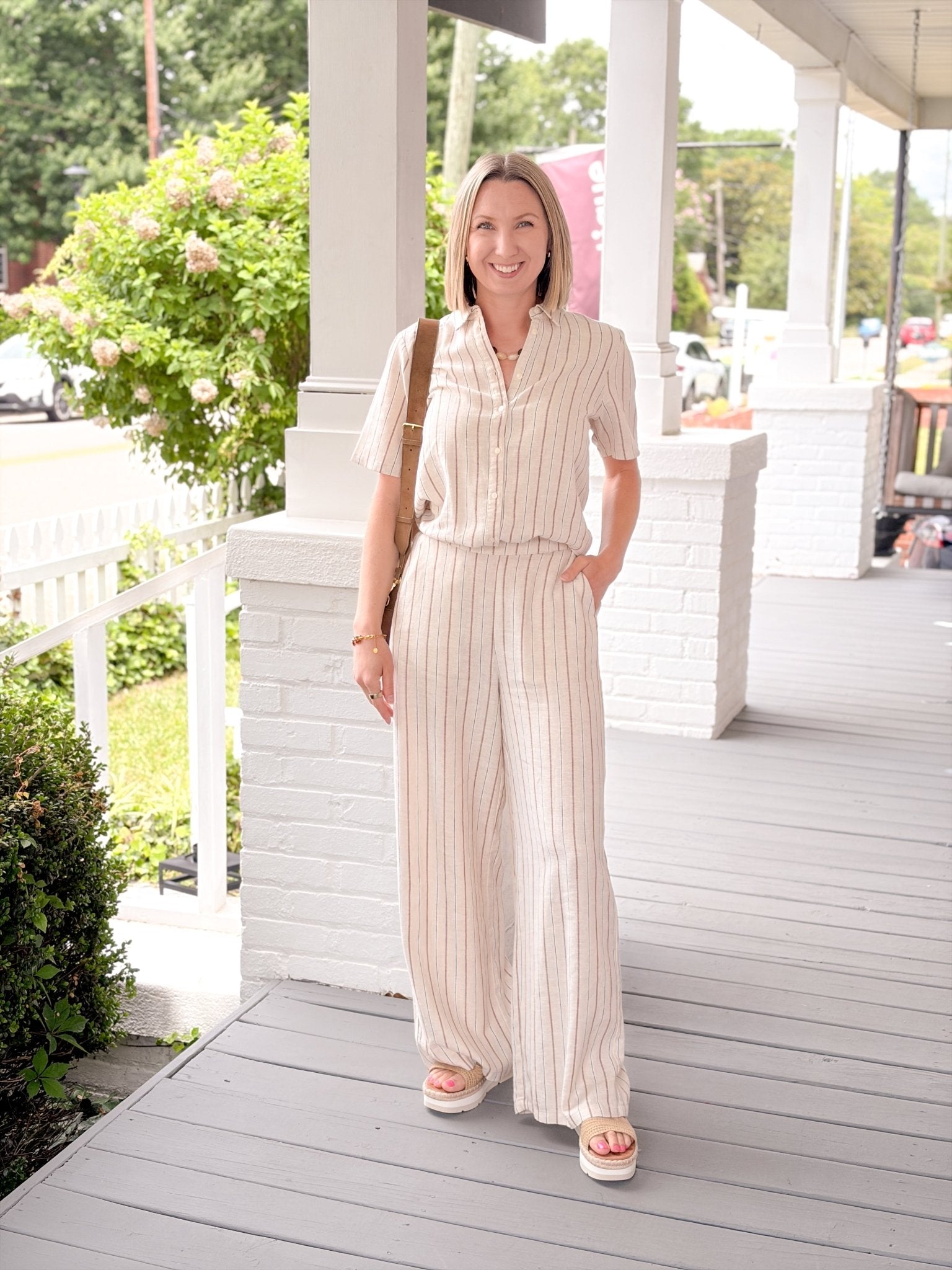 Rose & Lee Co Linno Pants, Multi Pants