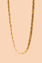 Gold Twisted Chain Necklace