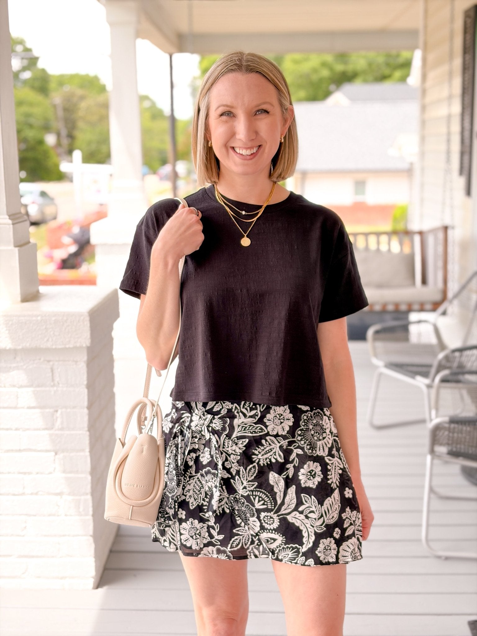 Rose & Lee Co Lorna Luz Skirt, Black by Z Supply Skirts