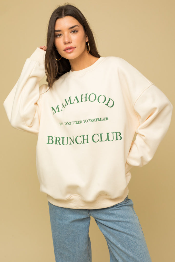 Mamahood Sweatshirt Apex Ethical Boutique