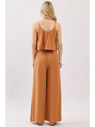 Cotton Double Gauze Wide Leg Pants