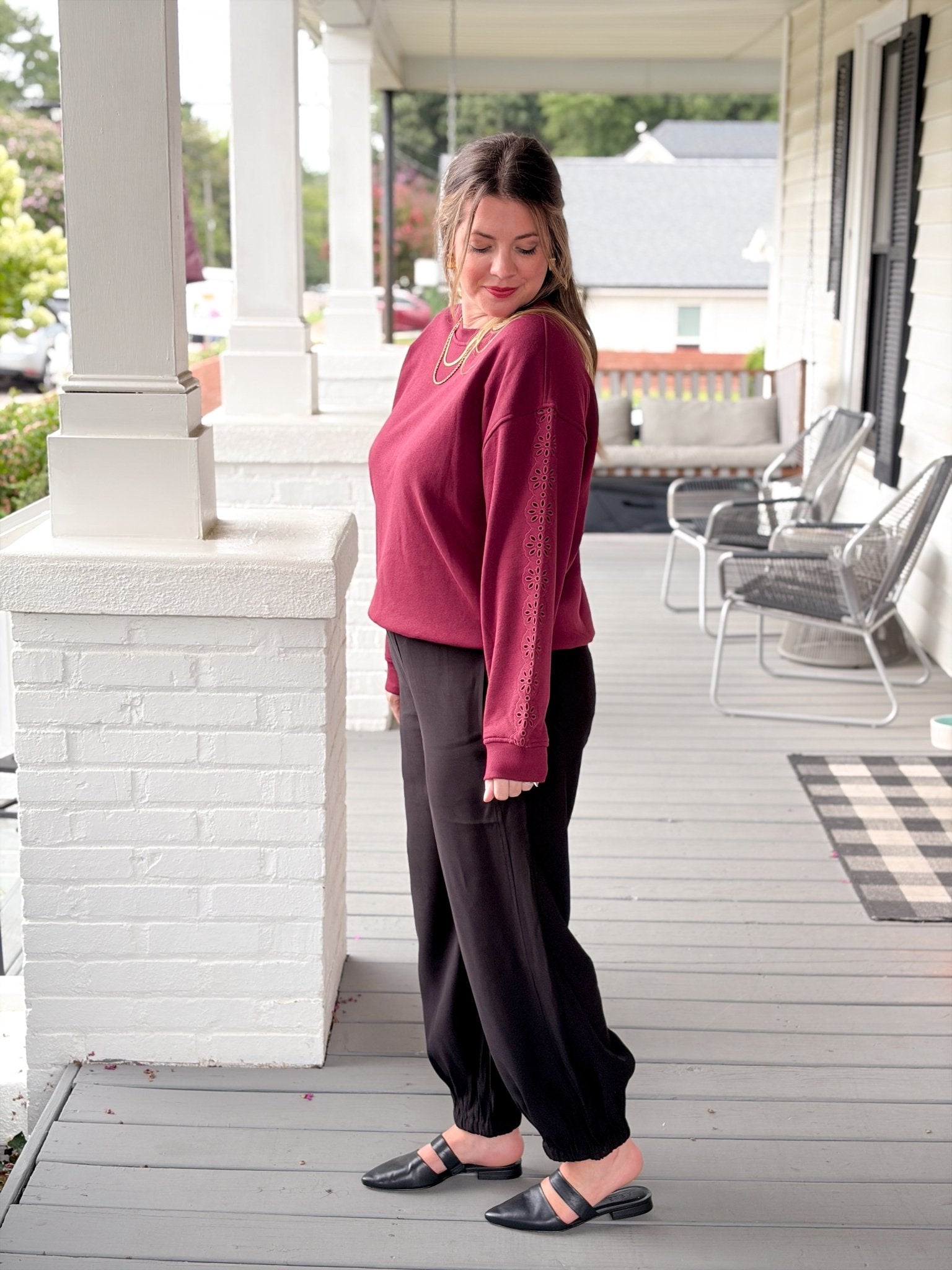 Rose & Lee Co Marietta Sweatshirt, Zinfandel Sweatshirt & Hoodies