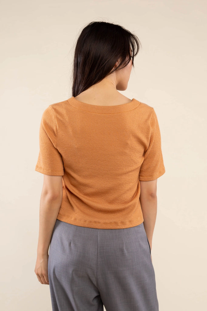 Marigold Short Sleeve Top Apex Ethical Boutique