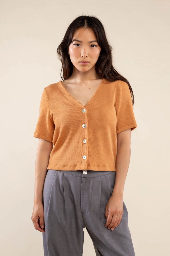 Marigold Short Sleeve Top Apex Ethical Boutique