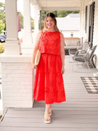 Rose & Lee Co Mckenna Skirt, Coral Skirts