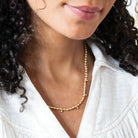 Metal Wrap Iconic Disc Bracelet, Gold