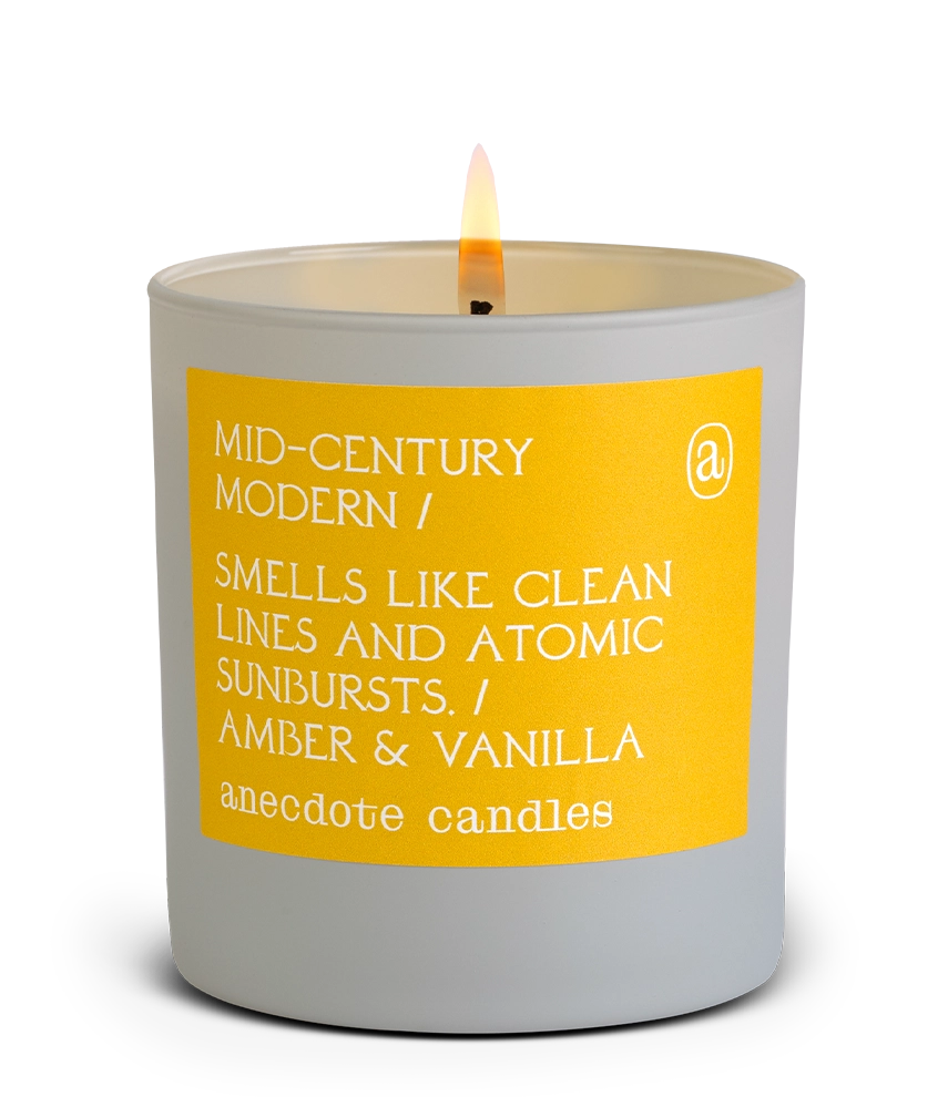Mid-Century Modern Candle Apex Ethical Boutique