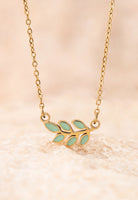 Mint Leaf Necklace Apex Ethical Boutique