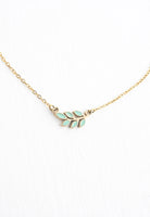 Mint Leaf Necklace Apex Ethical Boutique