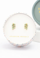 Rose & Lee Co Rowen Stud Earrings, Mint Earrings