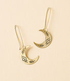 Moon Dangle Earrings Apex Ethical Boutique