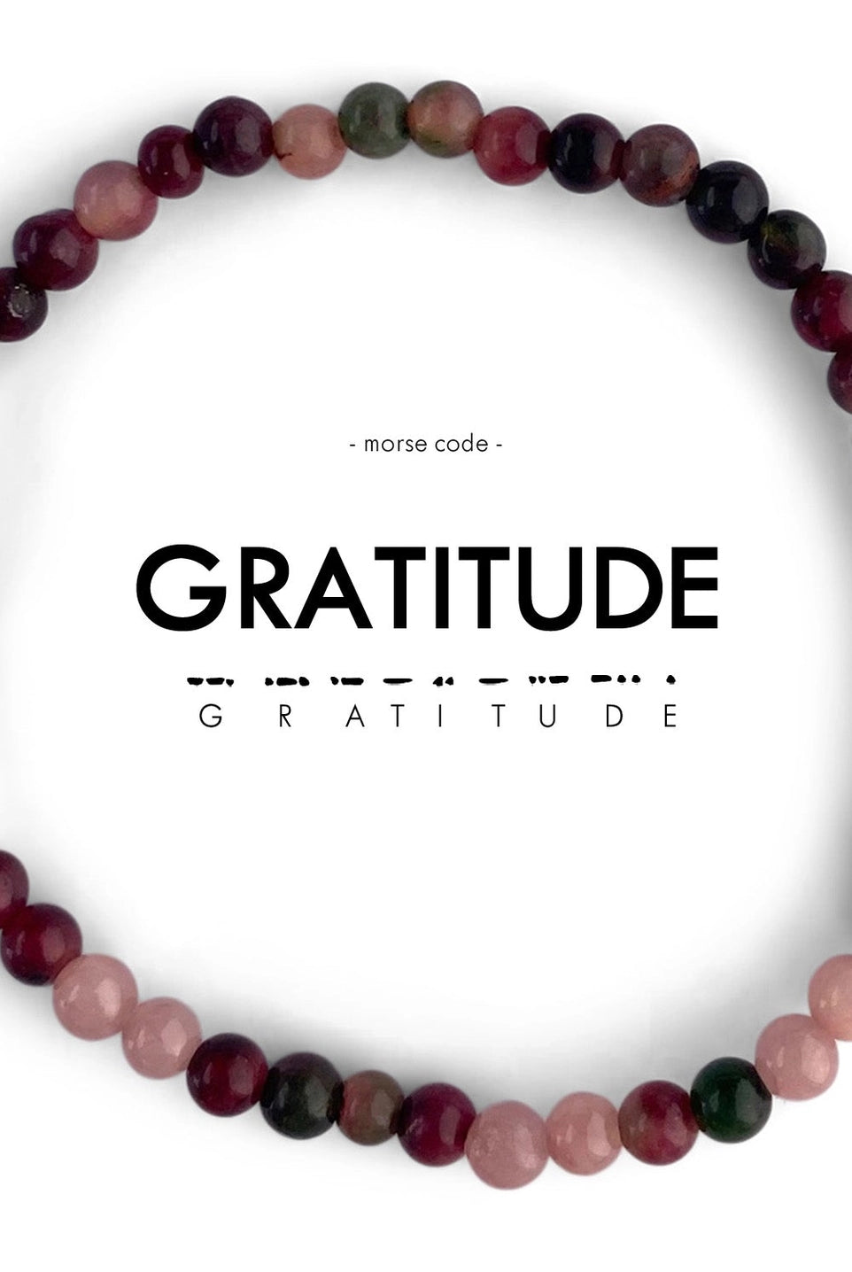 Morse Code Bracelet | Gratitude