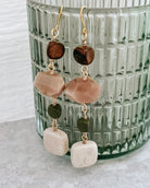 Multi Colored Beaded Earrings Apex Ethical Boutique