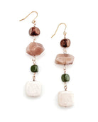 Multi Colored Beaded Earrings Apex Ethical Boutique
