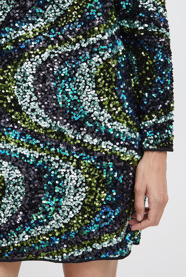 Multi Colored Sequin Dress Apex Ethical Boutique