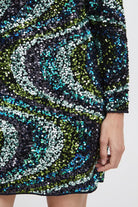 Multi Colored Sequin Dress Apex Ethical Boutique