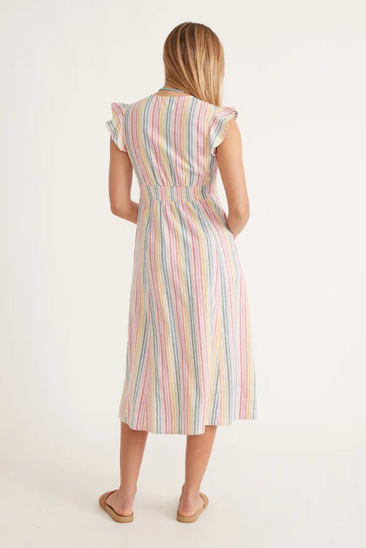 Multi Striped Dress Apex Ethical Boutique