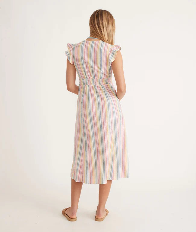 Multi Striped Dress Apex Ethical Boutique