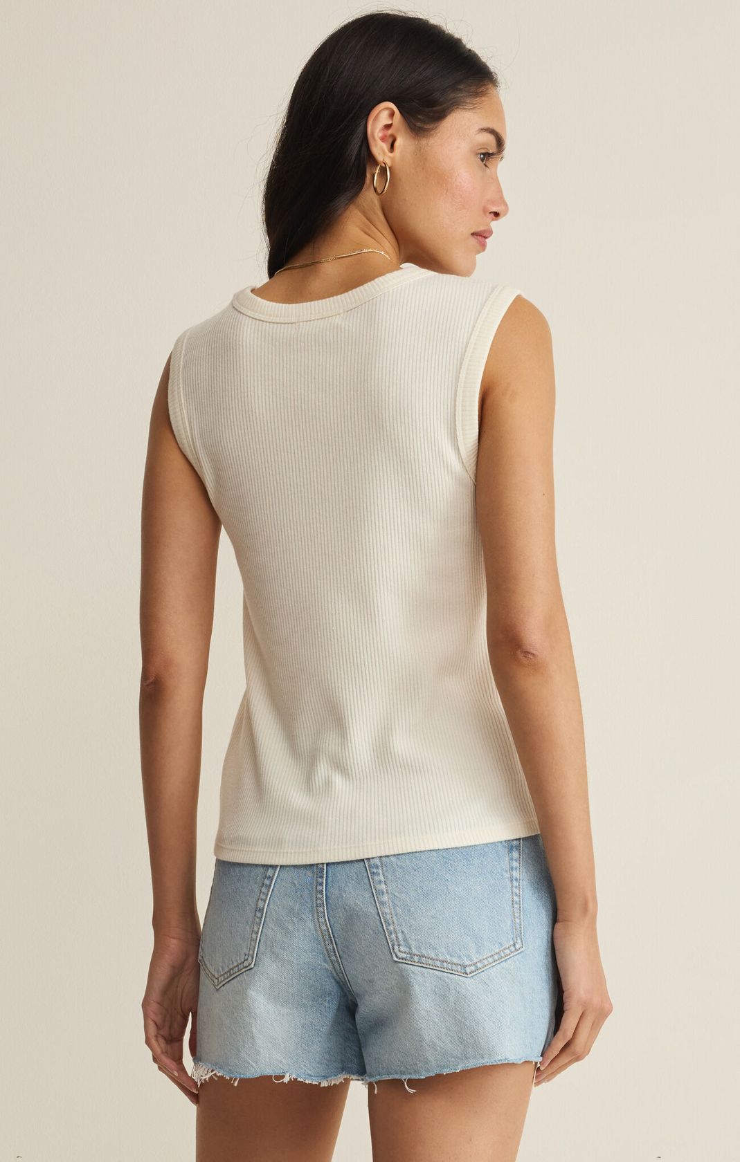 Rose & Lee Co Leisurely Tank, Cloud by Z Supply Tanks