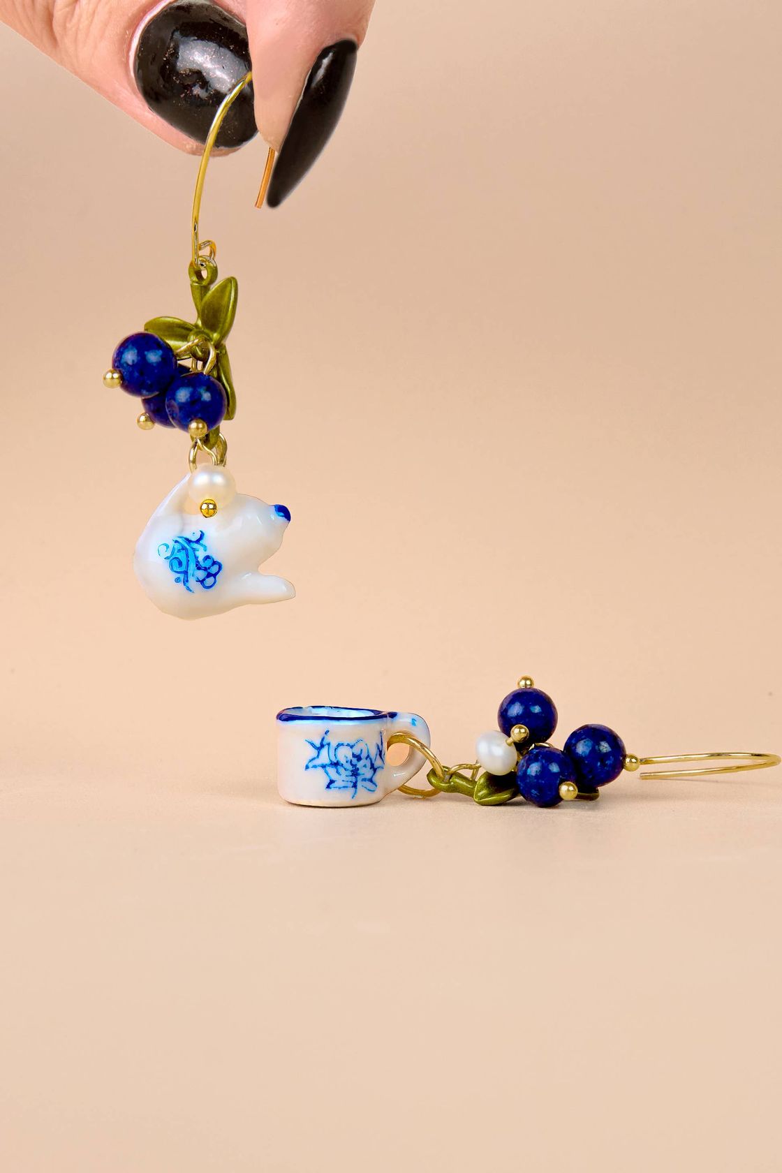 Spill The Tea Earrings by Peter and June Ethically Sourced Boutique, NC